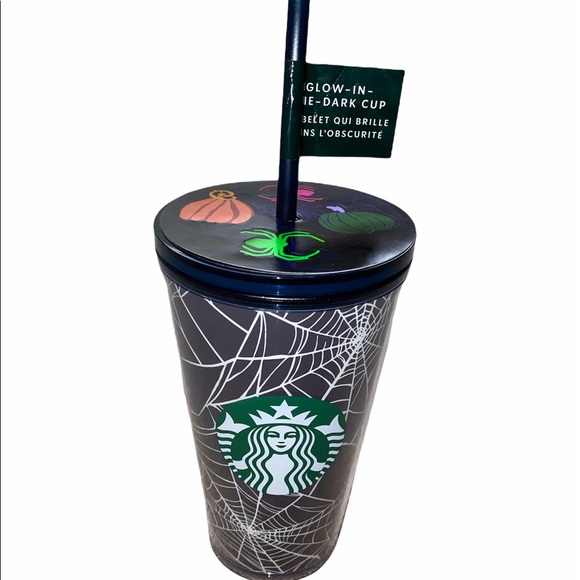 🕸Starbucks 2021 Limited Edition Glow In the Dark Spiderweb Tumbler
